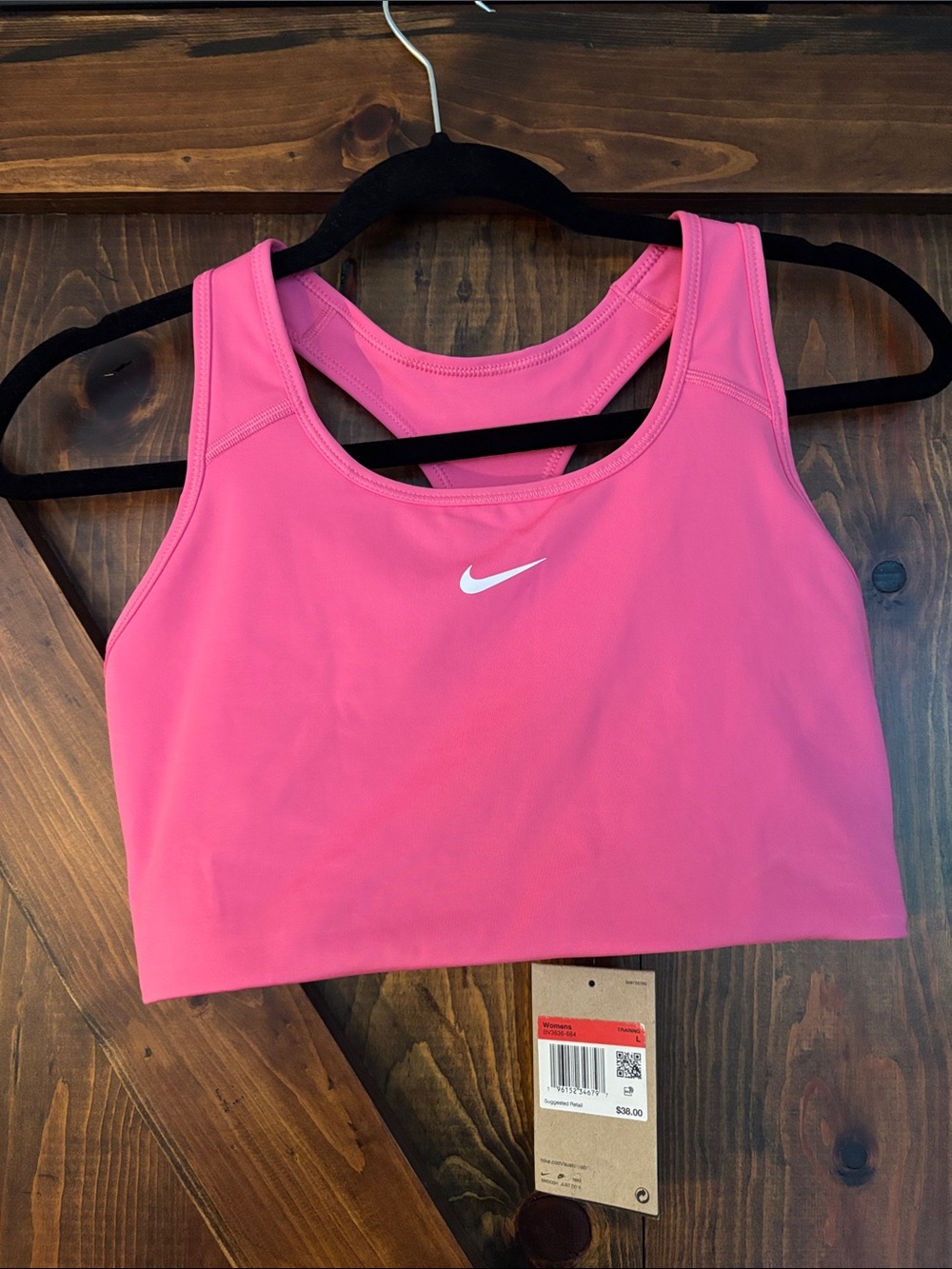 Nike Hot Pink Racerback Dri-FIT Sports Bra